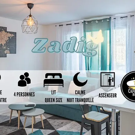 Ferienwohnung Zadig - Proche Hypercentre - 4 Pers. Troyes Exterior foto