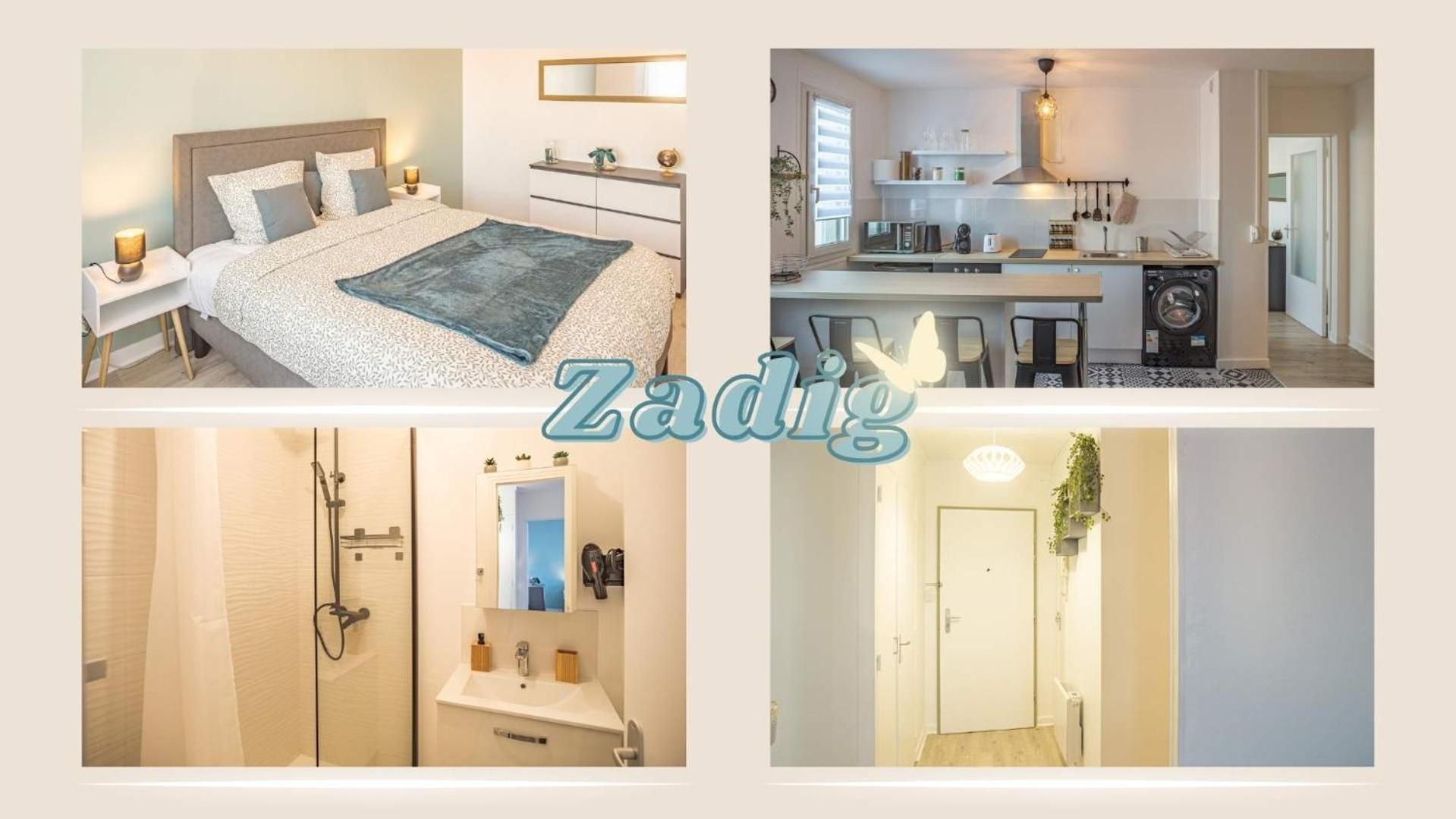 Zadig - Proche Hypercentre - 4 Pers. Apartment Troyes